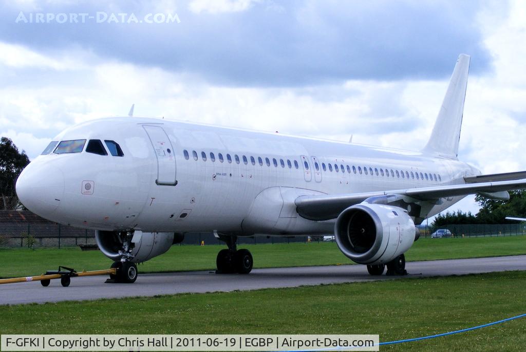 F-GFKI, 1989 Airbus A320-211 C/N 0062, former Air France A320 stored at Kemble