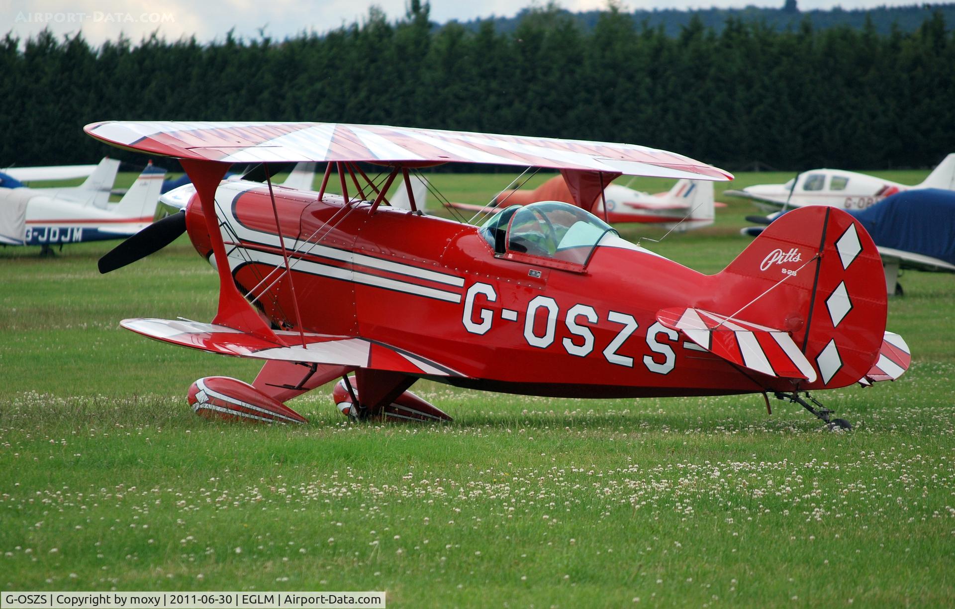 G-OSZS, 1992 Pitts S-2S Special C/N 3018, Pitts S-2S Ex SP-FYB at White Waltham