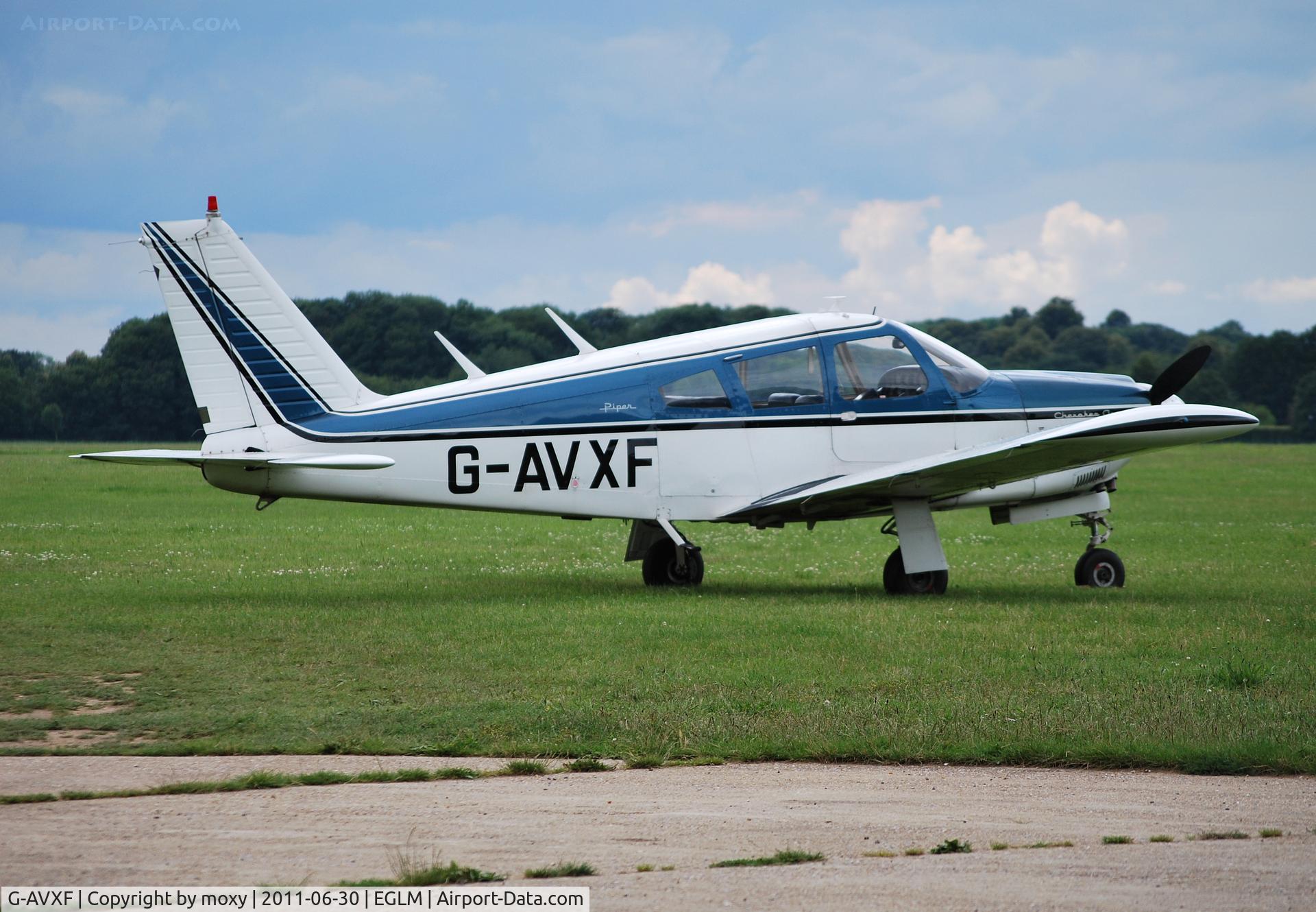 G-AVXF, 1967 Piper PA-28R-180 Cherokee Arrow C/N 28R-30044, 1967 Piper Cherokee Arrow at White Waltham