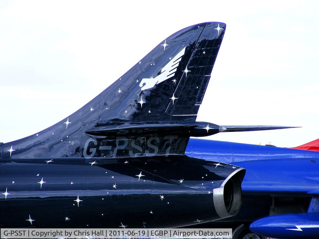 G-PSST, 1959 Hawker Hunter F.58A C/N HABL-003115, 'Miss demeanour' at the Cotswold Airshow