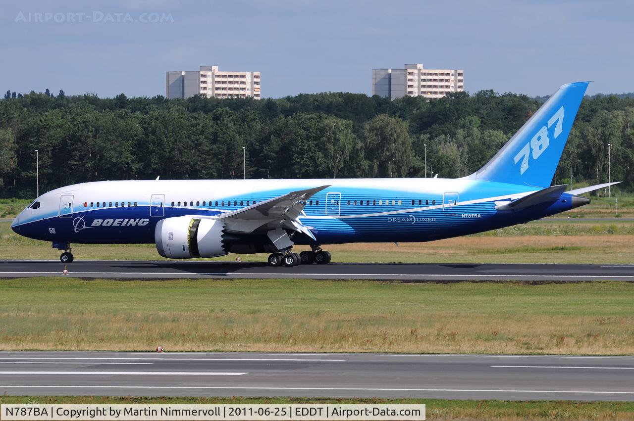 N787BA, 2009 Boeing 787-8 Dreamliner C/N 40690, Boeing Company