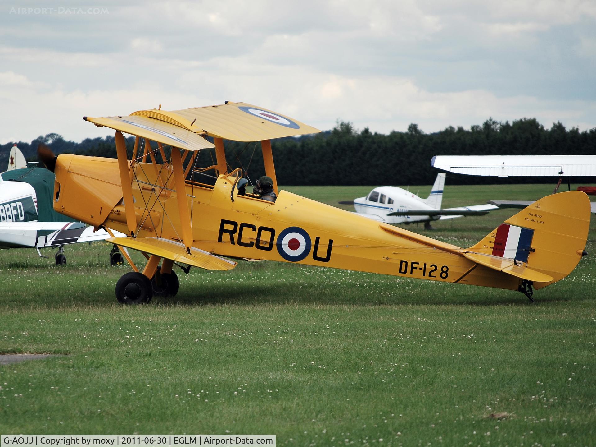 G-AOJJ, 1942 De Havilland DH-82A Tiger Moth II C/N 85877, Tiger Moth at White Waltham
