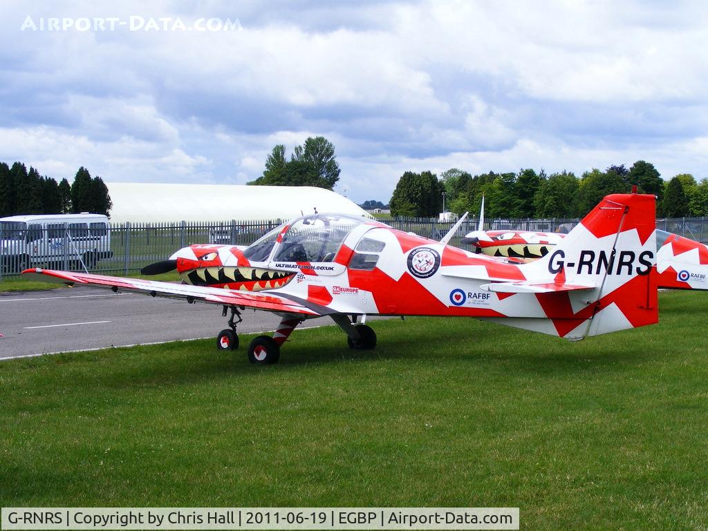 G-RNRS, 1971 Scottish Aviation Bulldog Series 100 Model 101 C/N BH100/132, Power Aerobatics Ltd Bulldog prior to its display at the Cotswold Airshow