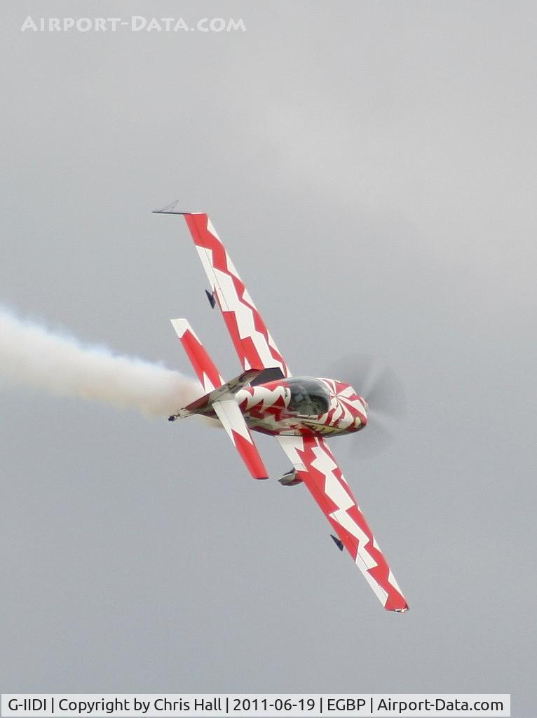 G-IIDI, 1997 Extra EA-300L C/N 047, Power Aerobatics Ltd Extra displaying at the Cotswold Airshow