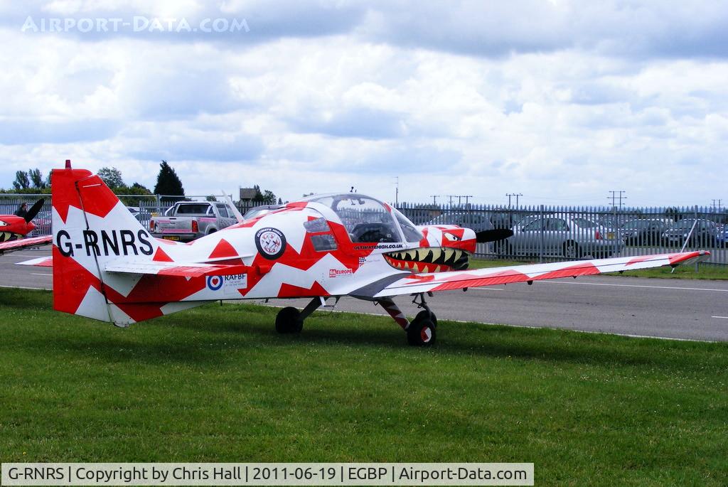 G-RNRS, 1971 Scottish Aviation Bulldog Series 100 Model 101 C/N BH100/132, Power Aerobatics Ltd Bulldog prior to its display at the Cotswold Airshow