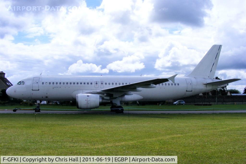 F-GFKI, 1989 Airbus A320-211 C/N 0062, former Air France A320 stored at Kemble