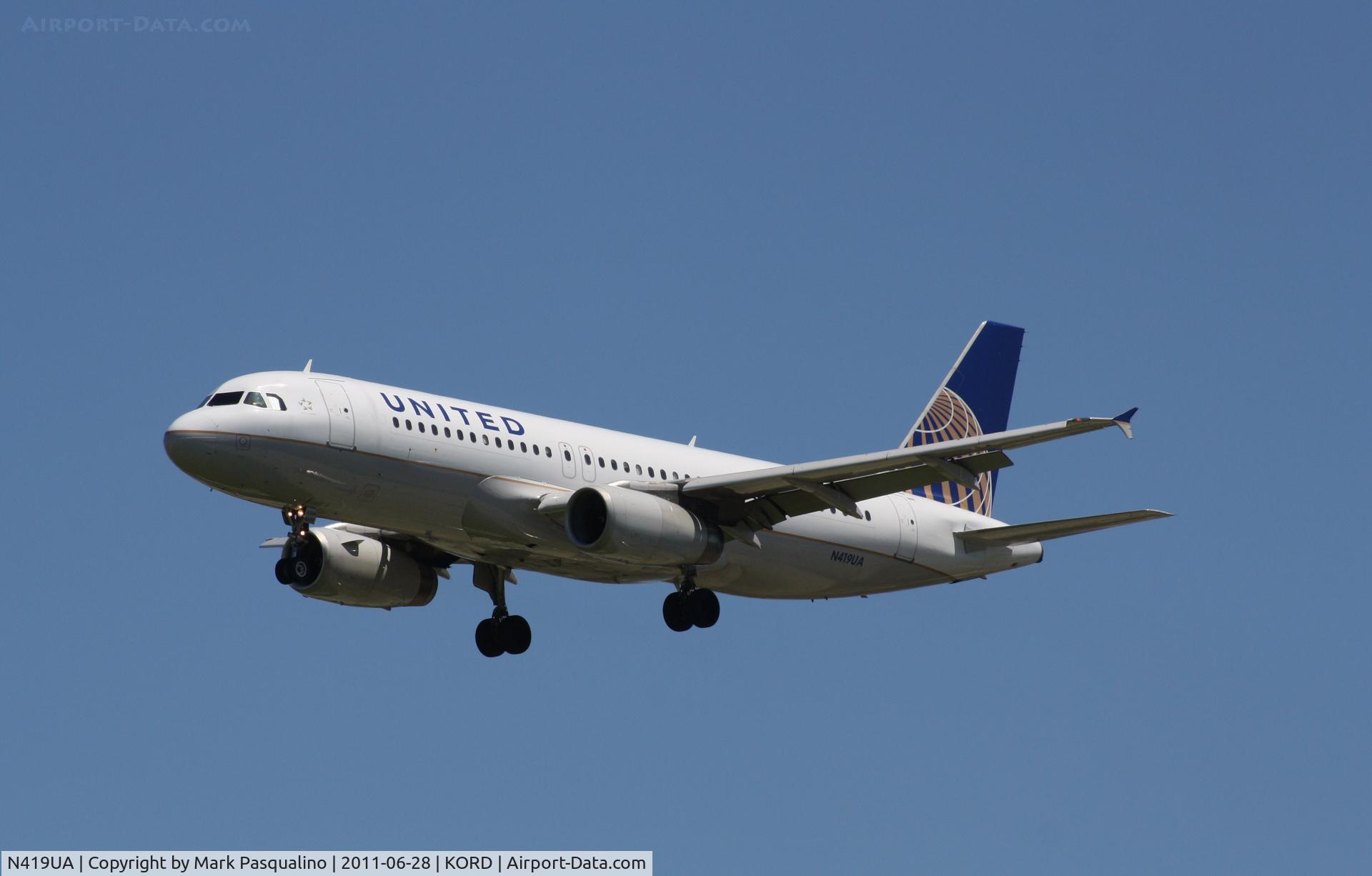 N419UA, 1994 Airbus A320-232 C/N 487, Airbus A320