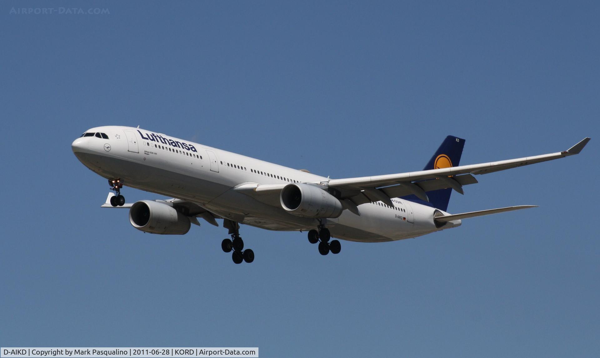 D-AIKD, 2004 Airbus A330-343X C/N 629, Airbus A340-300
