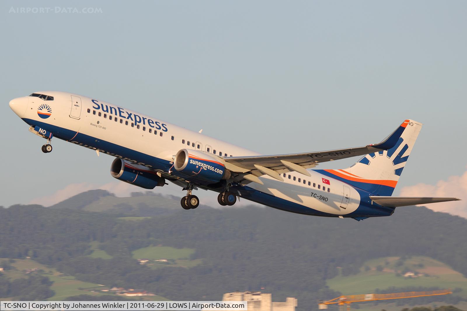 TC-SNO, 2010 Boeing 737-8HC C/N 40776, Sun Express Boeing 737-8HC