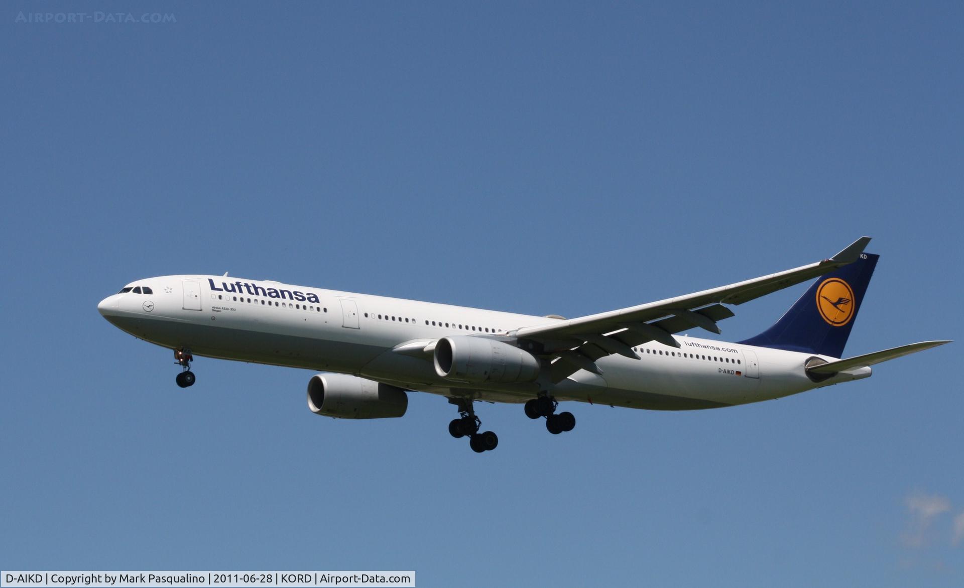D-AIKD, 2004 Airbus A330-343X C/N 629, Airbus A340-300