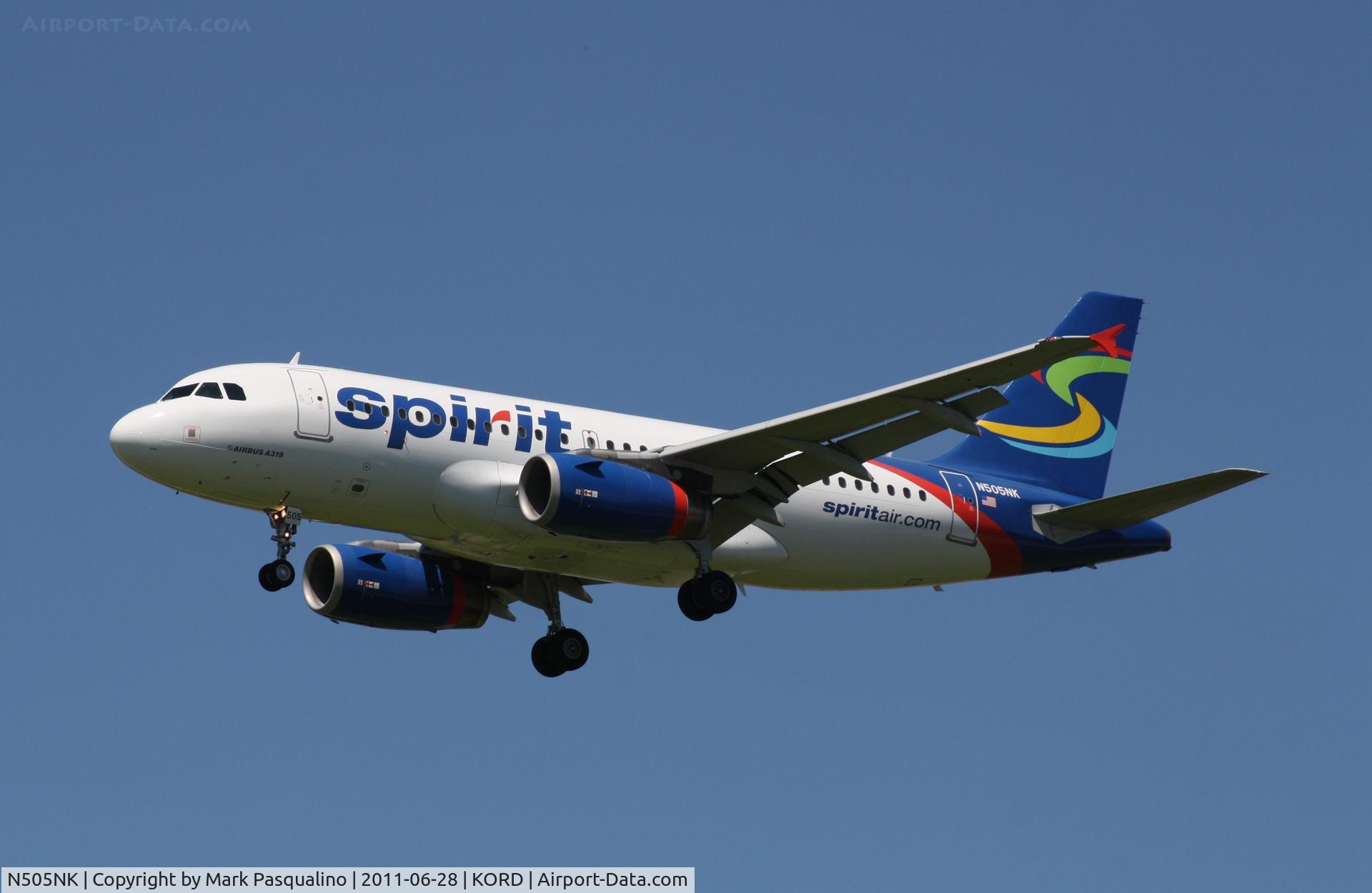 N505NK, 2005 Airbus A319-132 C/N 2485, Airbus A319