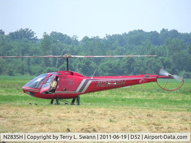 N283SH, 2005 Enstrom 280FX Shark C/N 2110, Landed at Geneseo.