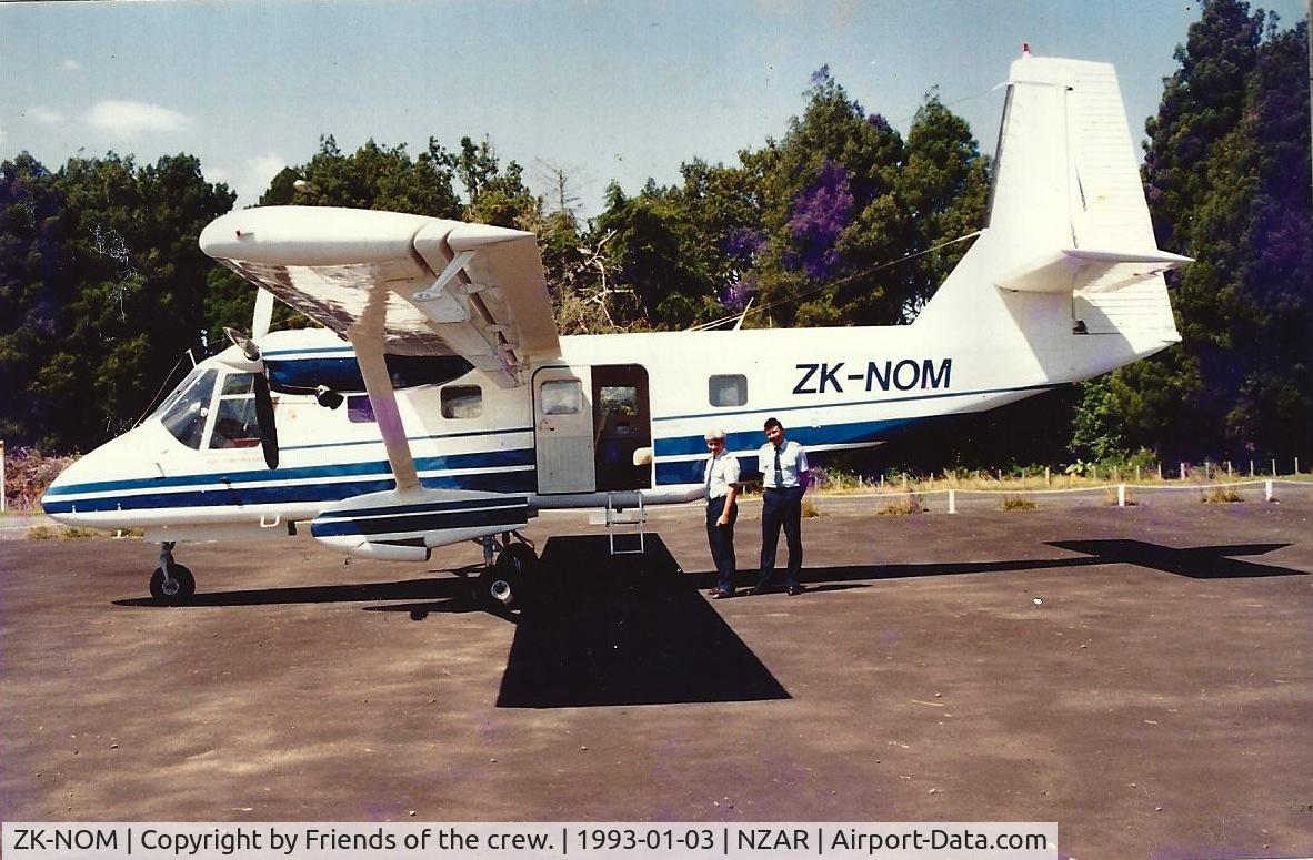 ZK-NOM, GAF N22B Nomad C/N N22B-4, Ardmore Airfield.