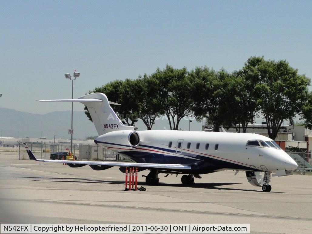 N542FX, 2008 Bombardier Challenger 300 (BD-100-1A10) C/N 20217, Parked on the southside