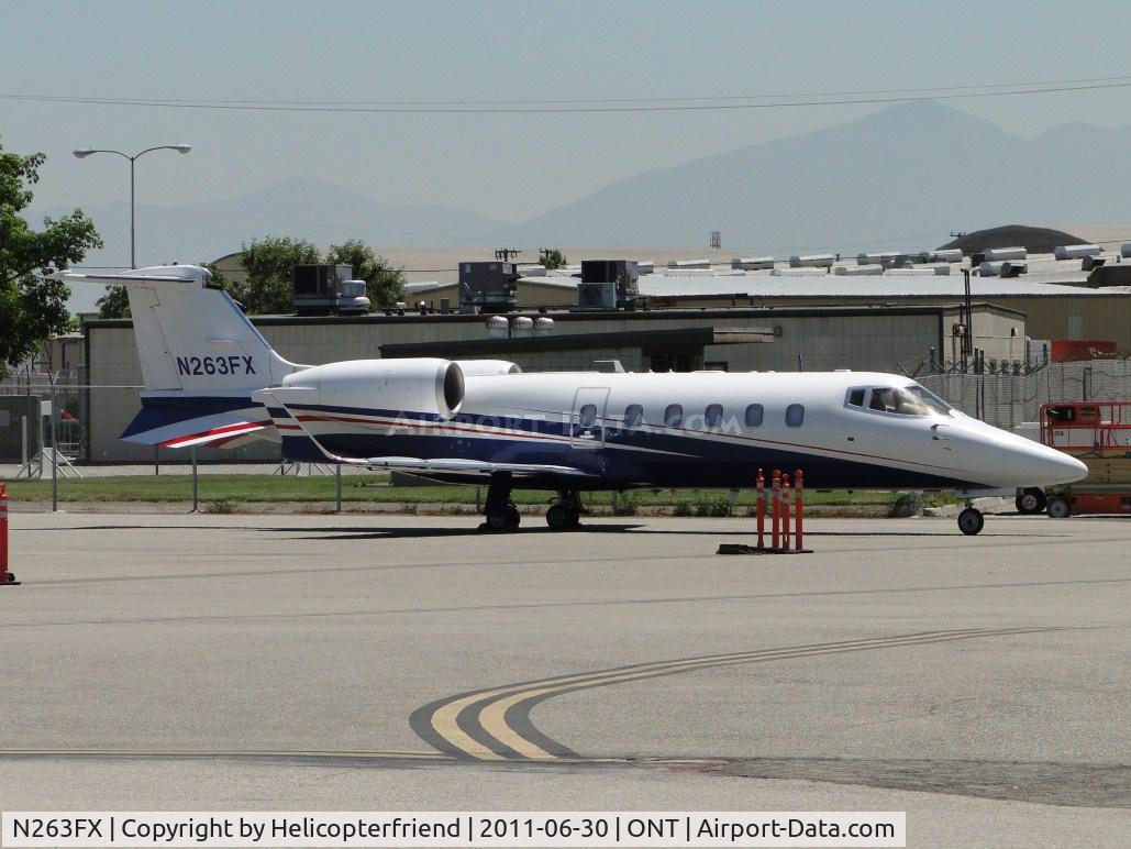 N263FX, 2008 Learjet Inc 60 C/N 334, Parked on the southside