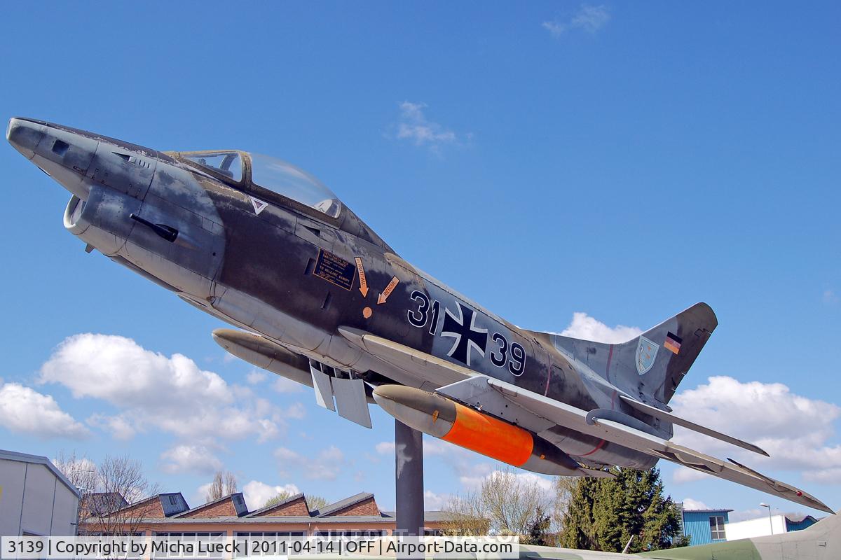 31 39, Fiat G-91R/3 C/N D407, Museum fuer Luftfahrt und Technik, Wernigerode, Germany