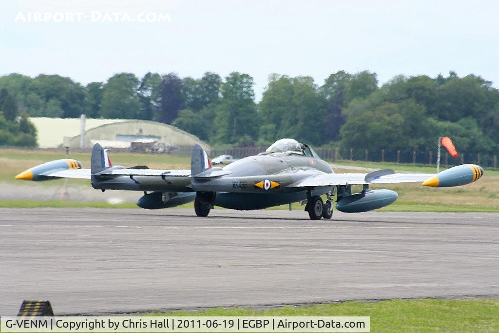 G-VENM, 1955 De Havilland DH-112 Venom FB.50 C/N 824, Aviation Heritage Venom prior to its display at the Cotswold Airshow