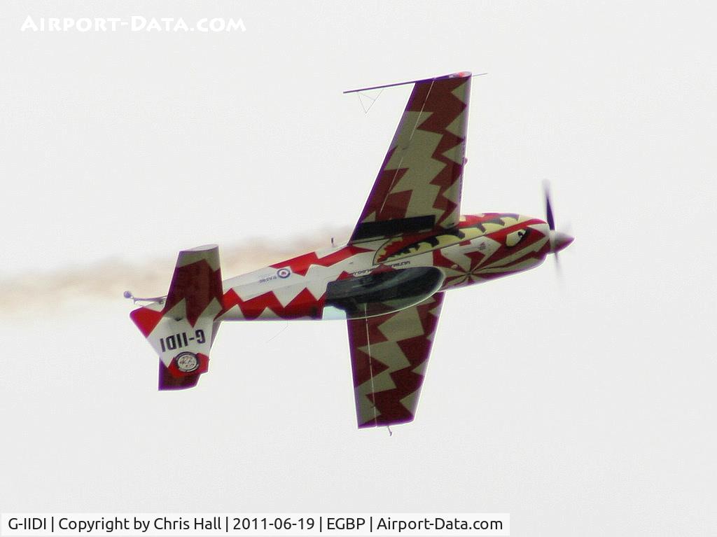G-IIDI, 1997 Extra EA-300L C/N 047, Power Aerobatics Ltd Extra displaying at the Cotswold Airshow