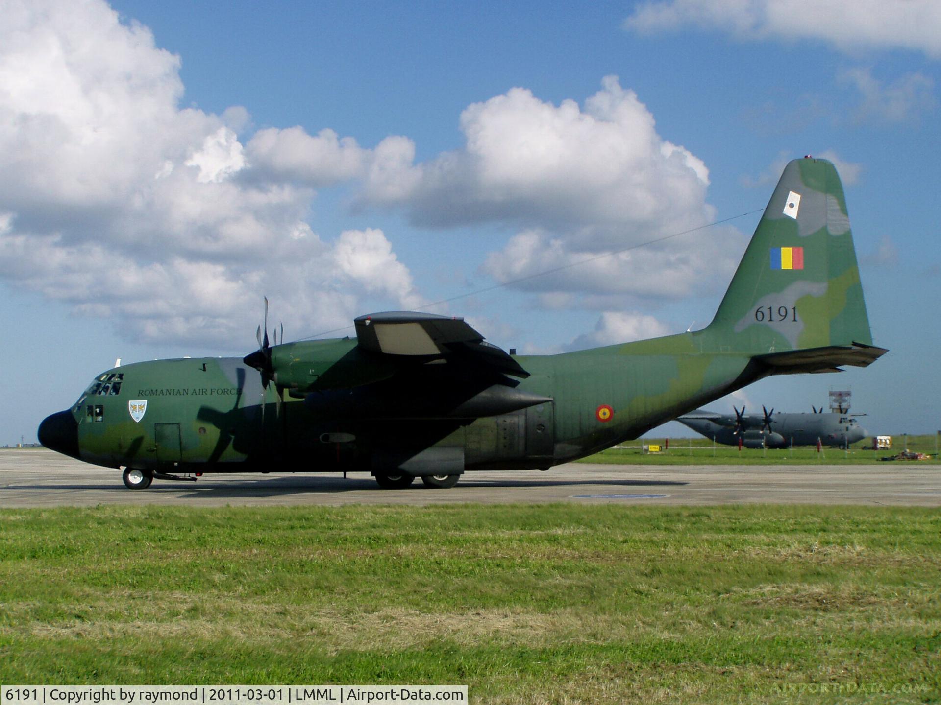6191, 1971 Lockheed C-130H Hercules C/N 382-4447, C130H Hercules 6191 Romanian Air Force