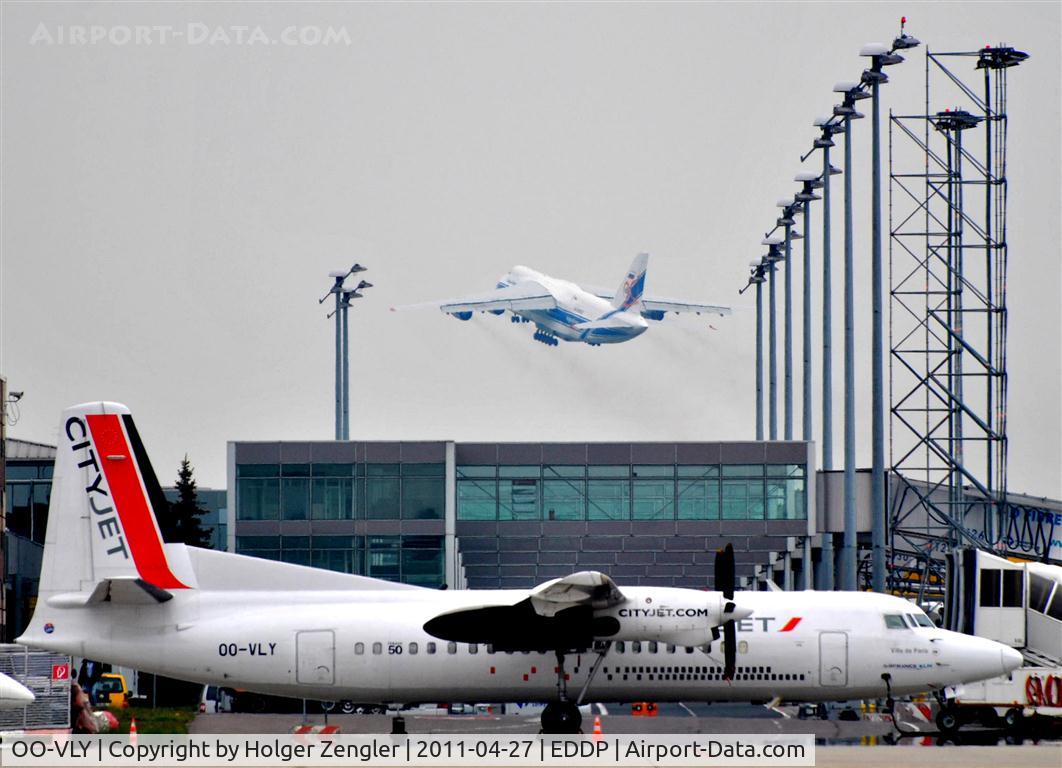 OO-VLY, 1990 Fokker 50 C/N 20181, Snapshot.