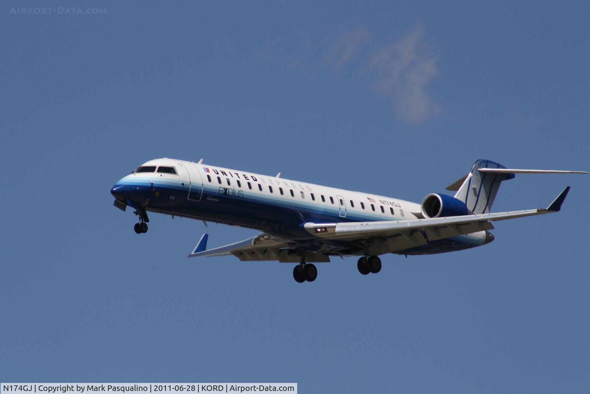 N174GJ, Bombardier CRJ-701ER (CL-600-2C10) Regional Jet C/N 10296, CL-600-2C10