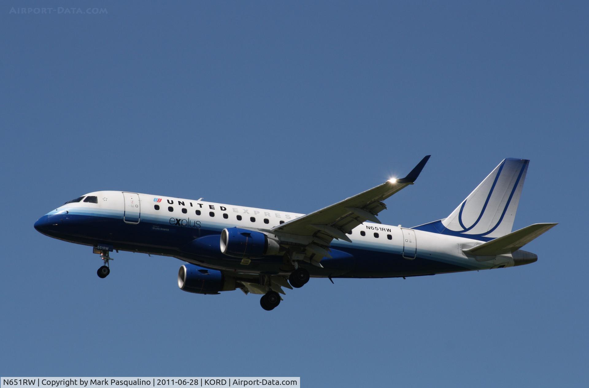 N651RW, 2005 Embraer 170SE (ERJ-170-100SE) C/N 17000072, ERJ 170-100 SE