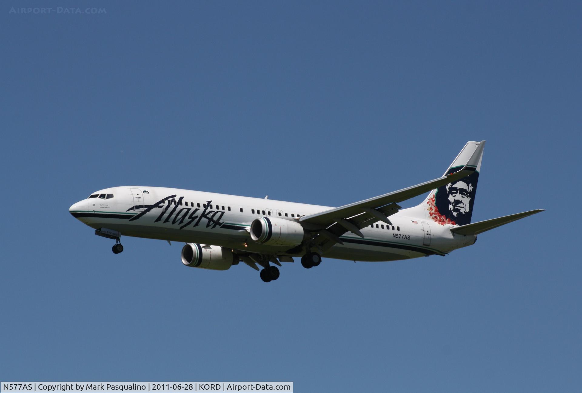 N577AS, 2007 Boeing 737-890 C/N 35186, Boeing 737-800