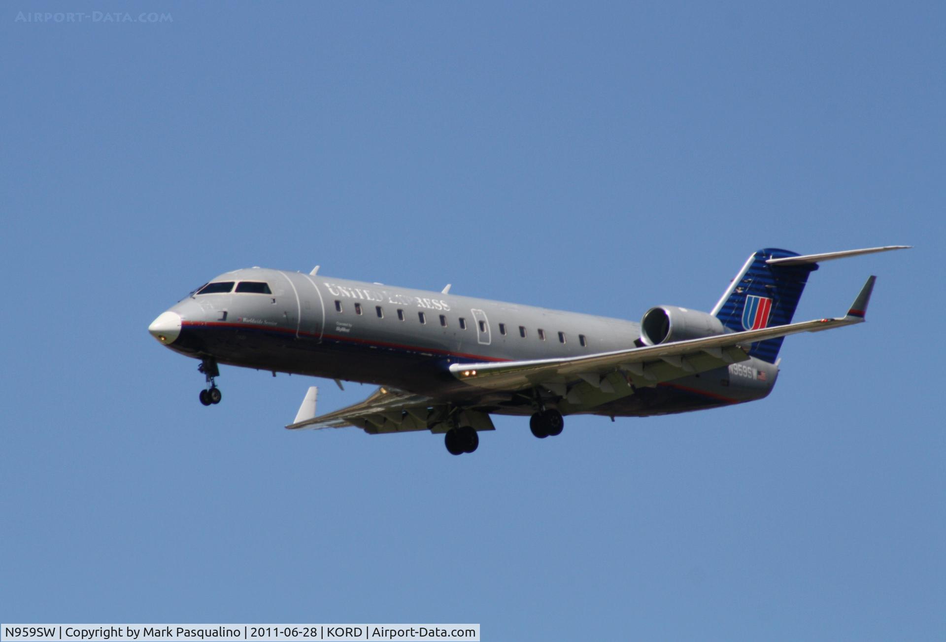N959SW, 2003 Canadair CL-600-2B19 Regional Jet CRJ-200LR C/N 7840, CL-600-2B19