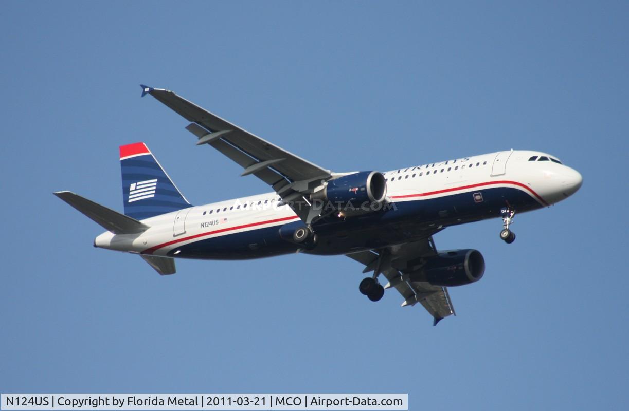 N124US, 2000 Airbus A320-214 C/N 1314, US Airways A320