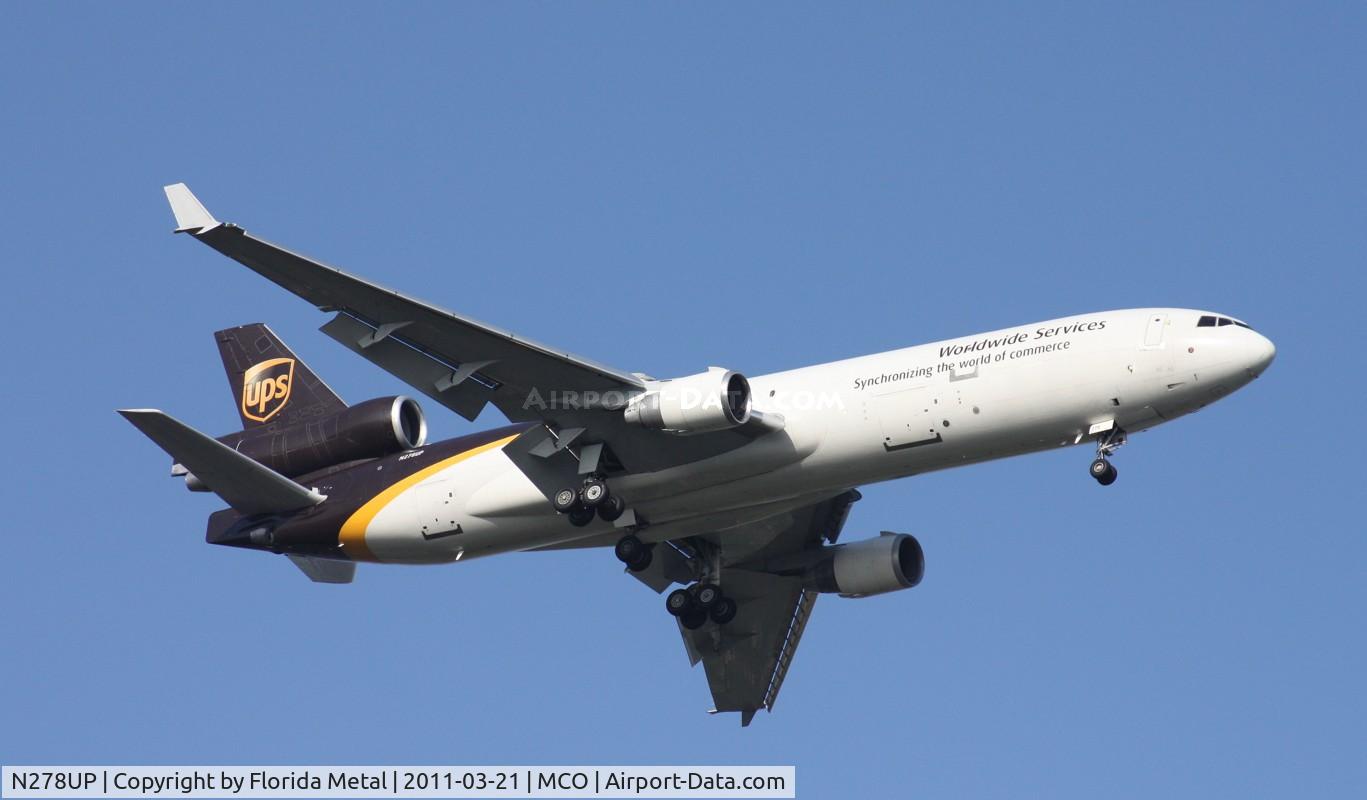 N278UP, 1995 McDonnell Douglas MD-11F C/N 48577, UPS MD-11F
