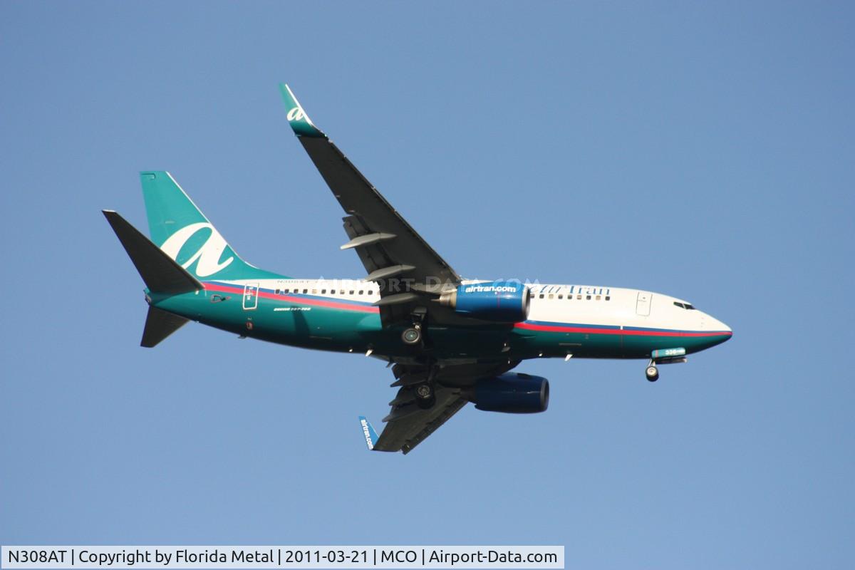 N308AT, 2006 Boeing 737-7BD C/N 35109, Air Tran 737