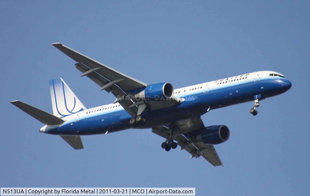 N513UA, 1990 Boeing 757-222 C/N 24810, United 757
