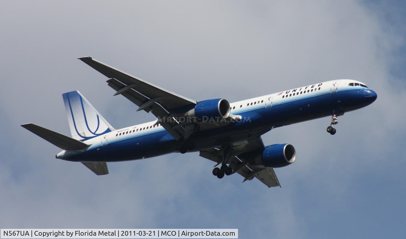 N567UA, 1992 Boeing 757-222 C/N 26673, United 757