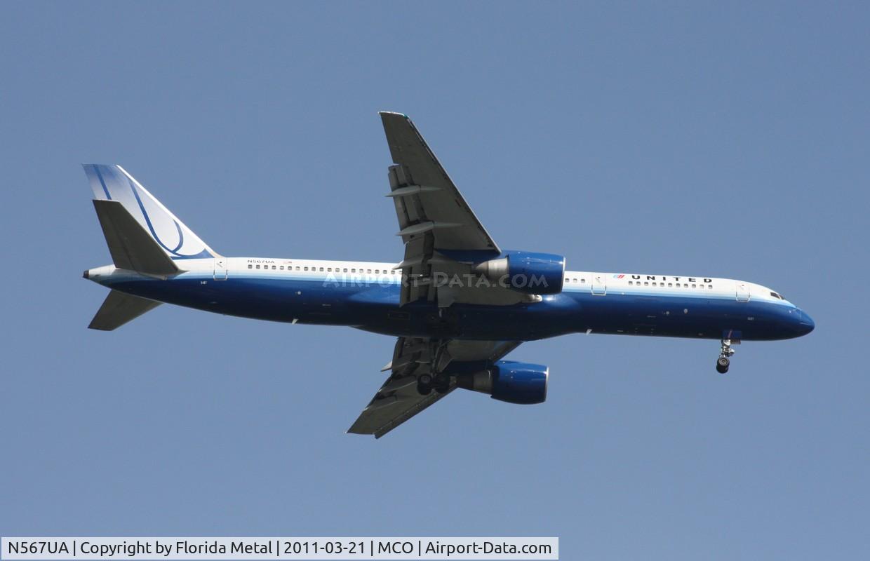 N567UA, 1992 Boeing 757-222 C/N 26673, United 757