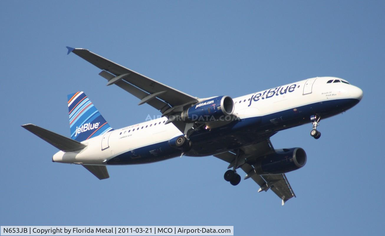 N653JB, 2007 Airbus A320-232 C/N 3039, Jet Blue A320