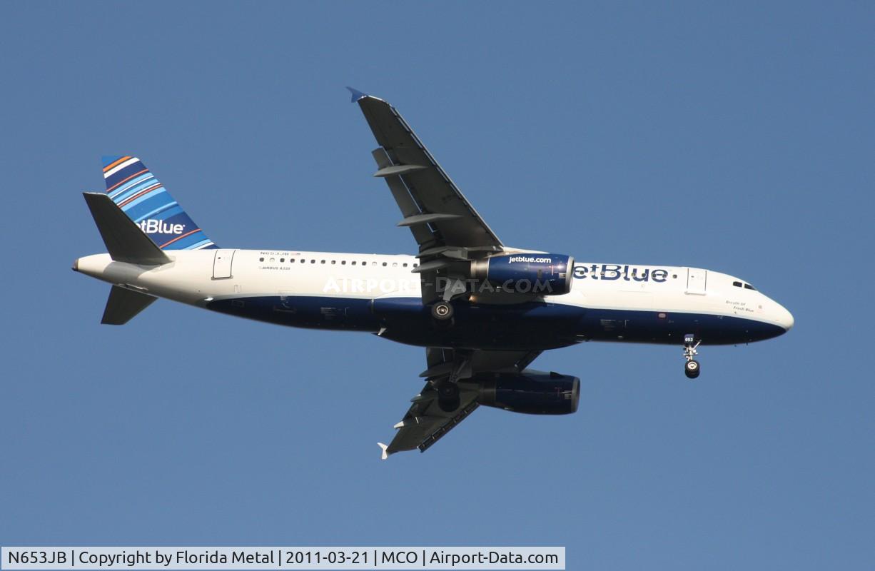 N653JB, 2007 Airbus A320-232 C/N 3039, Jet Blue A320