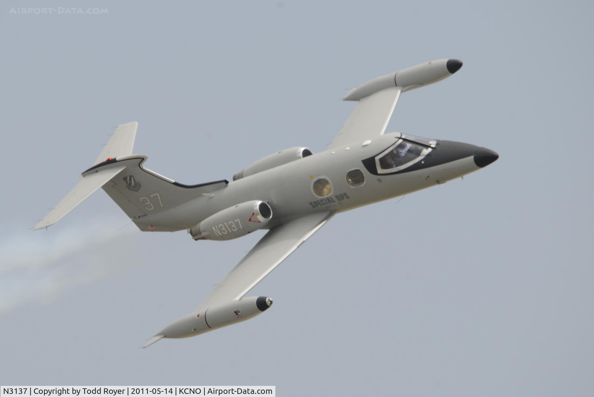 N3137, 1966 Learjet 24 C/N 123, Chino Airshow 2011