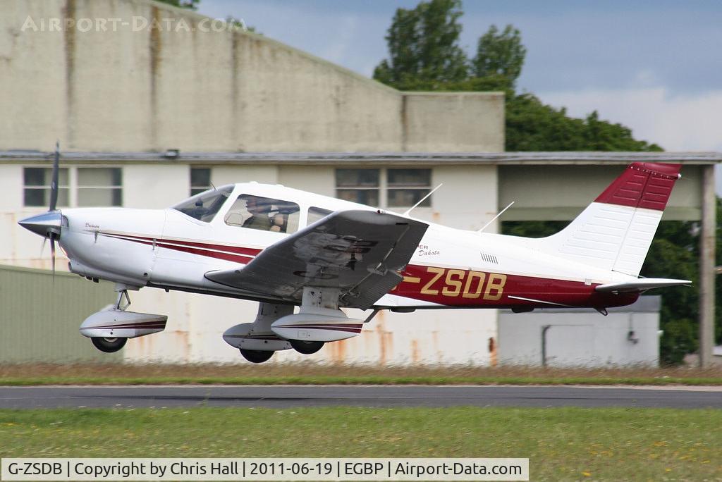 G-ZSDB, 1982 Piper PA-28-236 Dakota C/N 28-8211004, visitor to the Cotswold Airshow
