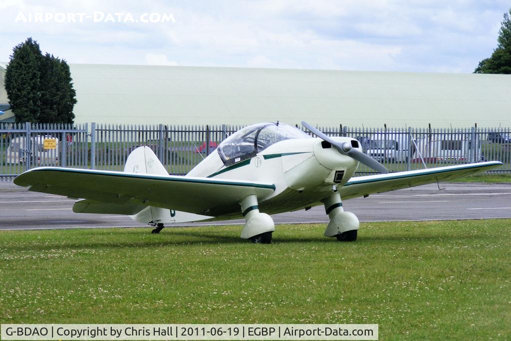 G-BDAO, 1949 SIPA S91 C/N 2, visitor to the Cotswold Airshow