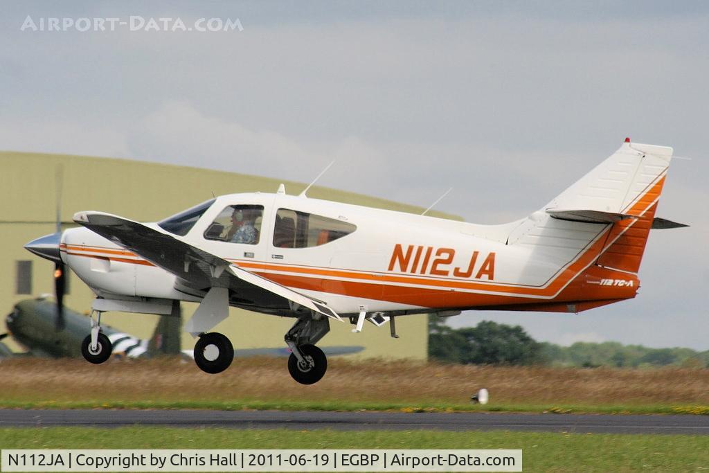 N112JA, 1977 Rockwell International 112TCA Commander C/N 13182, visitor to the Cotswold Airshow