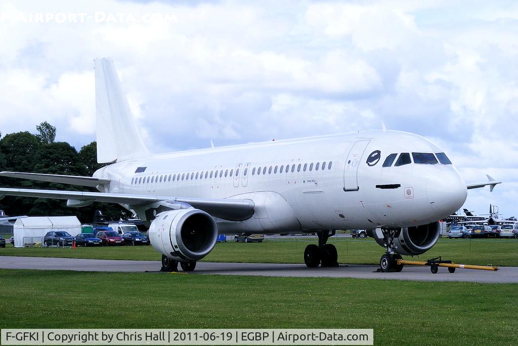 F-GFKI, 1989 Airbus A320-211 C/N 0062, former Air France A320 stored at Kemble
