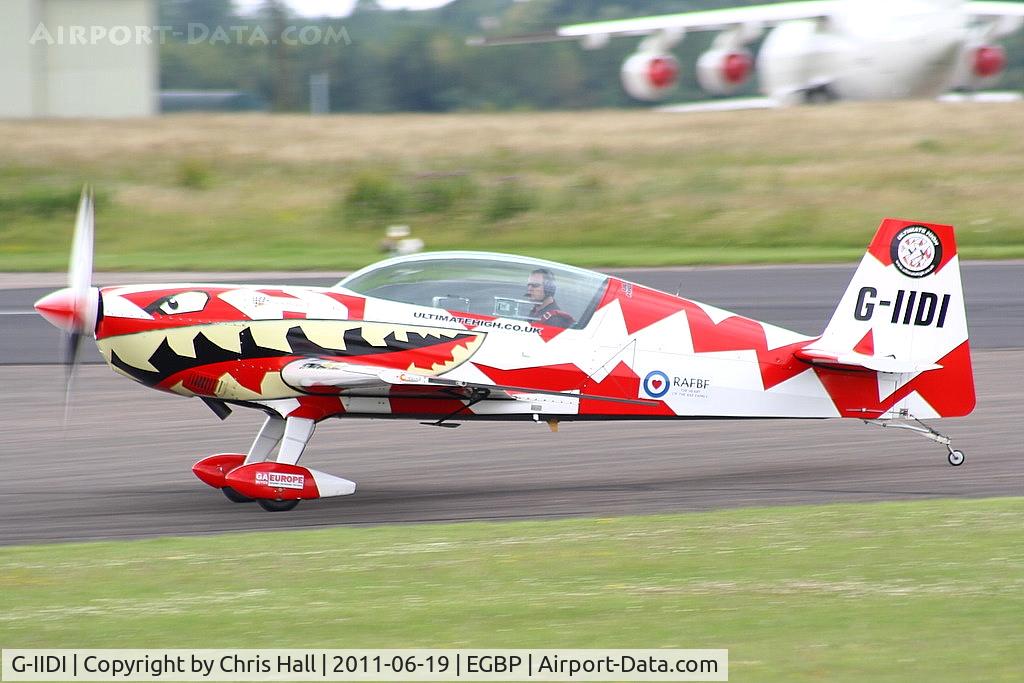 G-IIDI, 1997 Extra EA-300L C/N 047, Power Aerobatics Ltd Extra landing after its display at the Cotswold Airshow