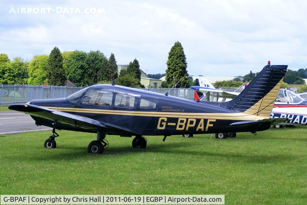 G-BPAF, 1977 Piper PA-28-161 Cherokee Warrior II C/N 28-7716142, visitor to the Cotswold Airshow