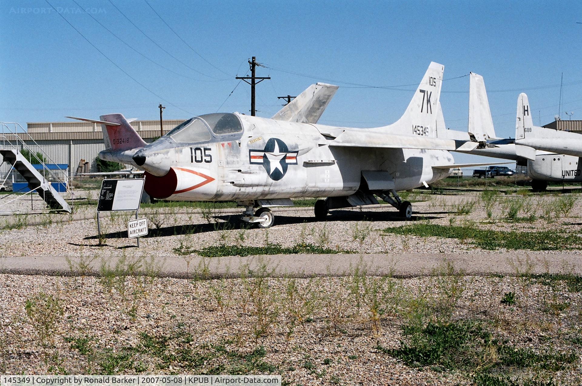 145349, Vought F-8A Crusader C/N Not found 145349, Pueblo Weisbrod Aircraft Museum