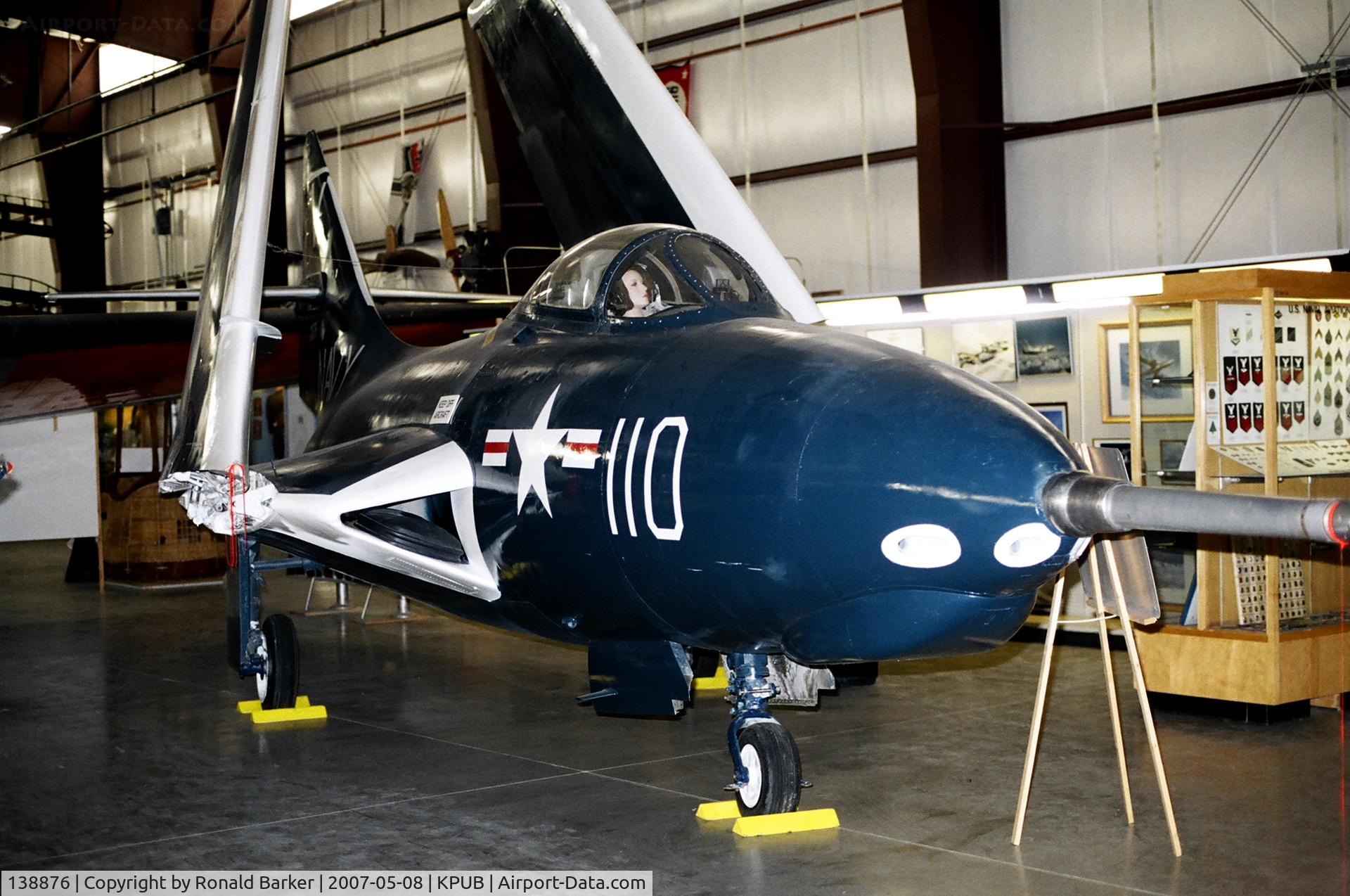 138876, Grumman F9F-6 Cougar C/N Not found 138876, Pueblo Weisbrod Aircraft Museum
