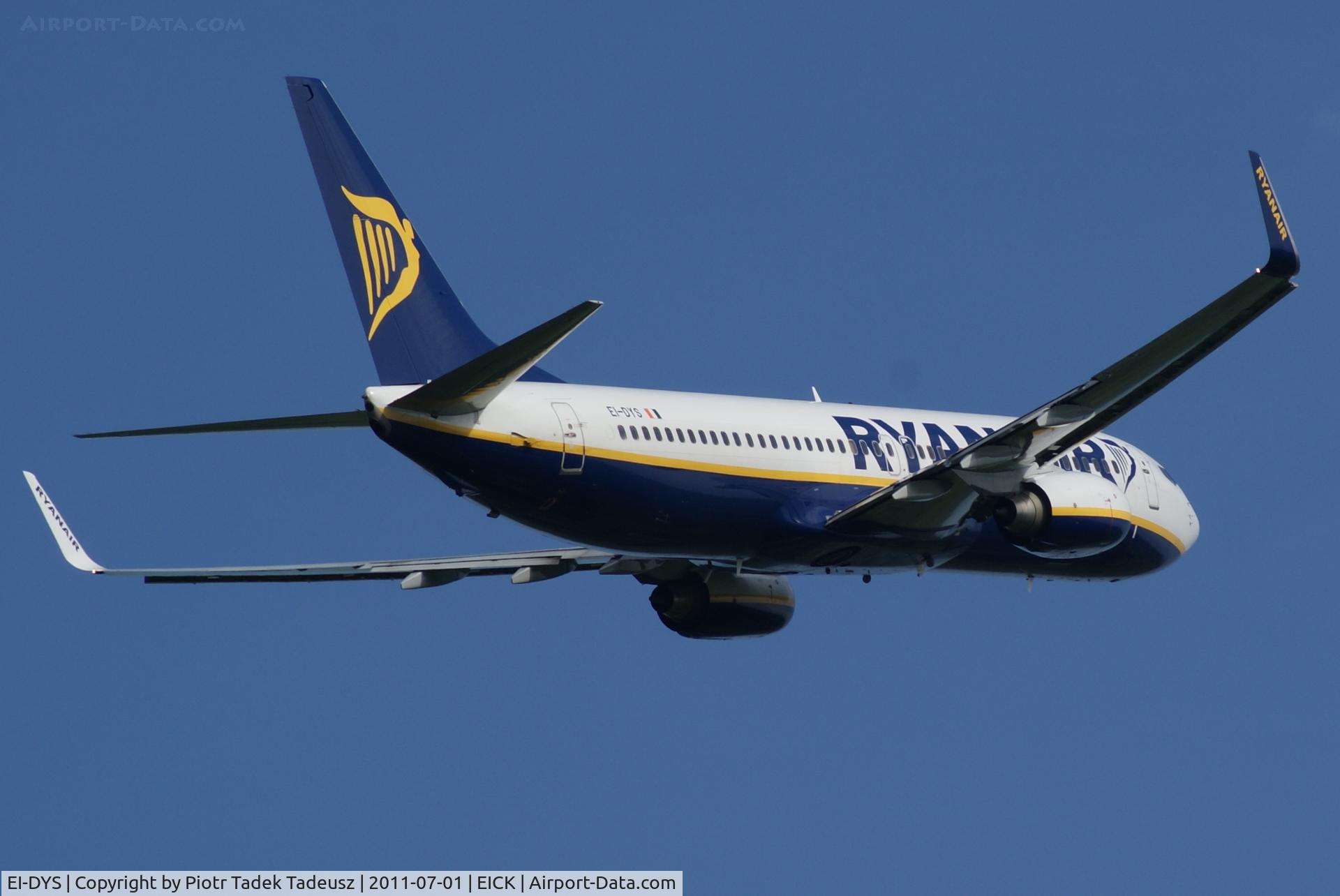EI-DYS, 2008 Boeing 737-8AS C/N 37514, Cork.