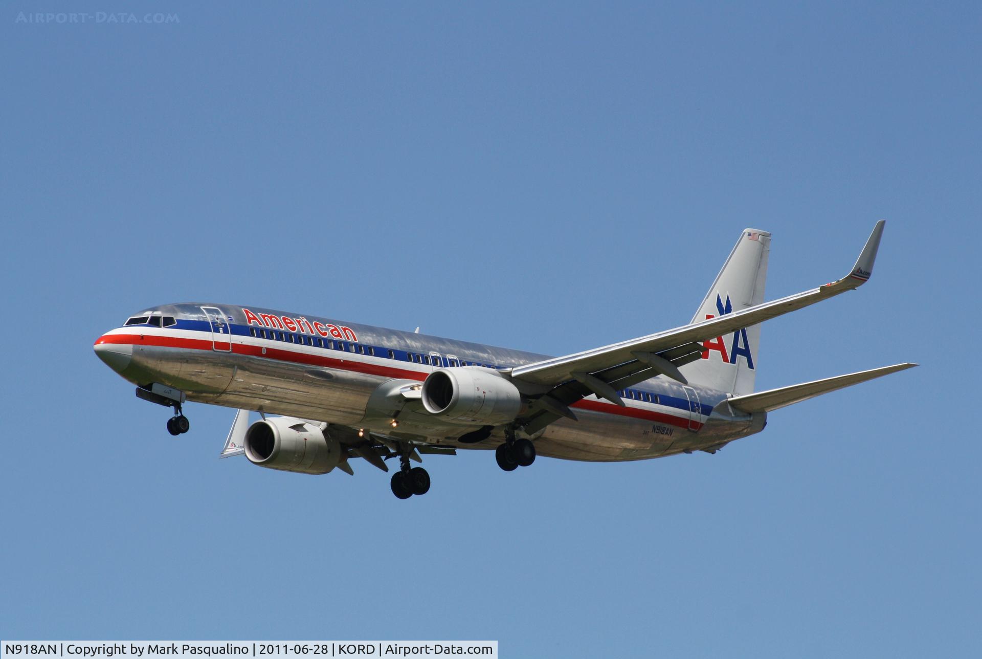 N918AN, 1999 Boeing 737-823 C/N 29519, Boeing 737-800