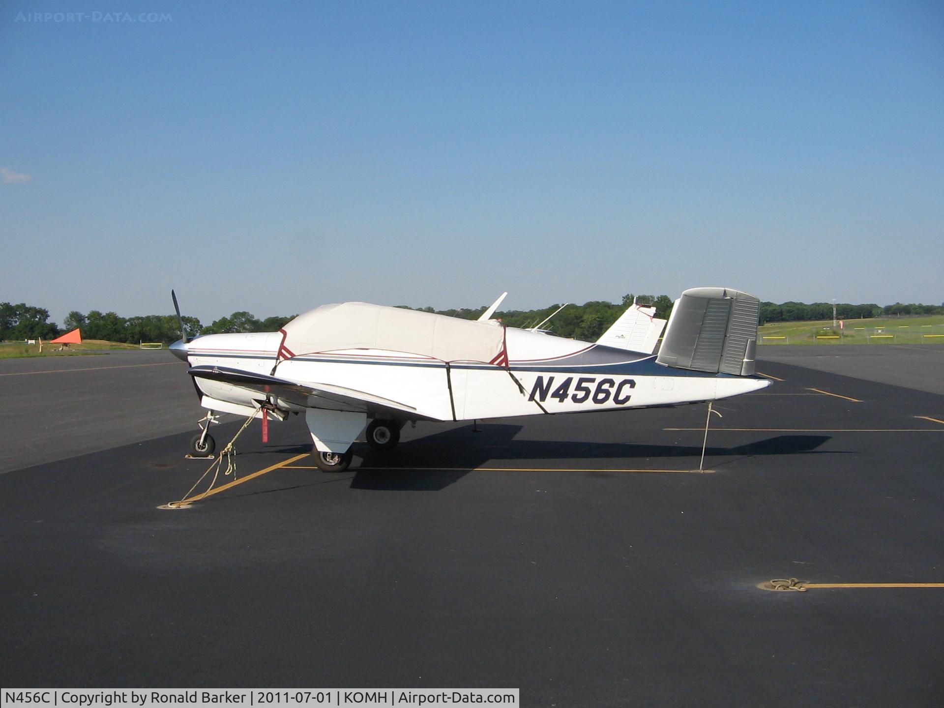 N456C, 1956 Beech G35 Bonanza C/N D-4529, Orange