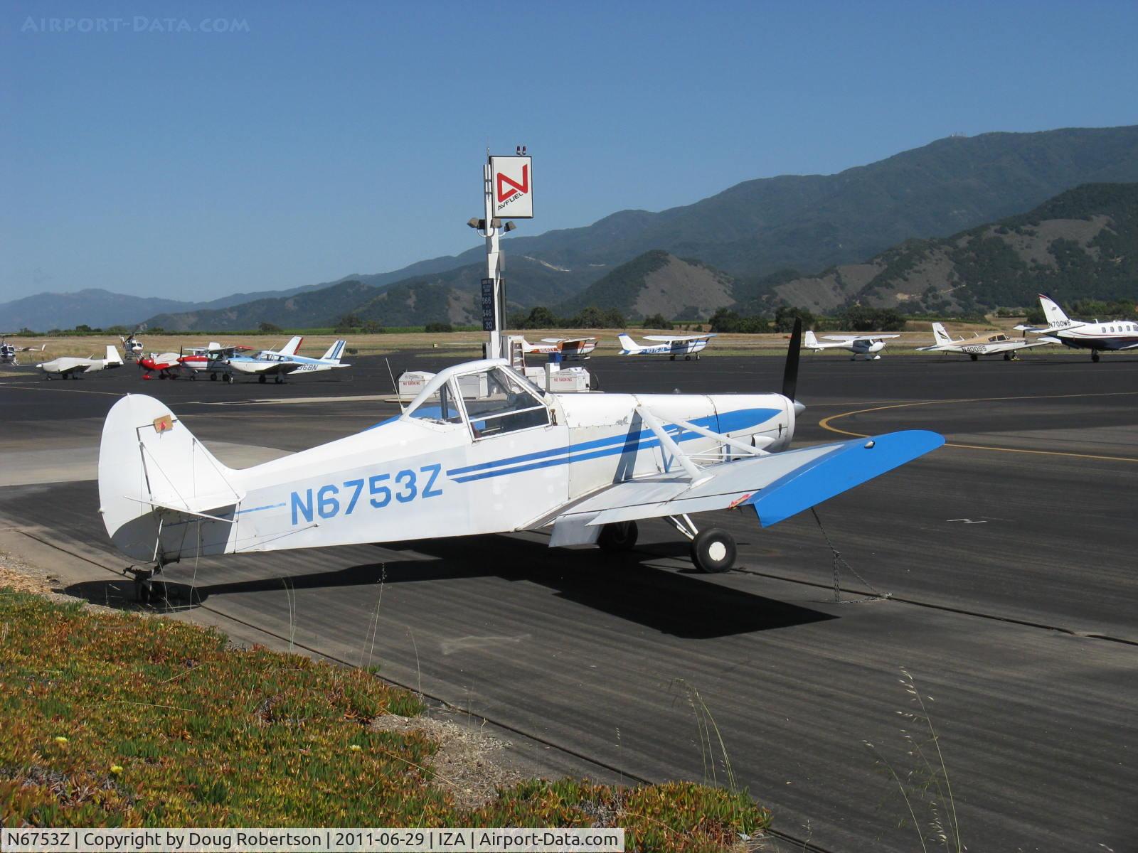 N6753Z, 1963 Piper PA-25-235 C/N 25-2373, 1963 Piper PA-25-235 PAWNEE crop duster, Lycoming O-540 235 Hp. Booster tips