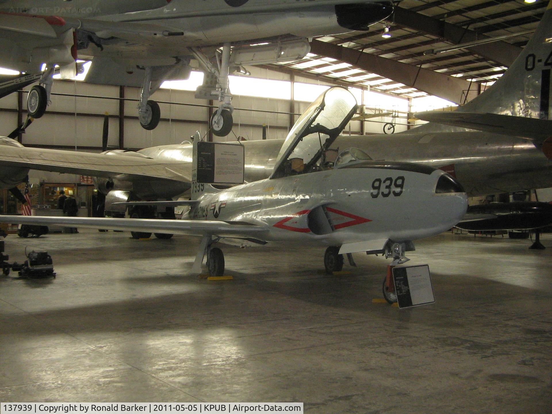 137939, Lockheed T-33B Shooting Star C/N 137939, Pueblo Weisbrod Aircraft Museum